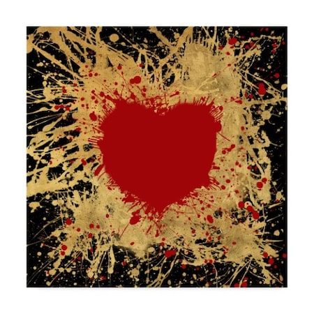 Art Licensing Studio 'Heart Of Gold I' Canvas Art,18x18